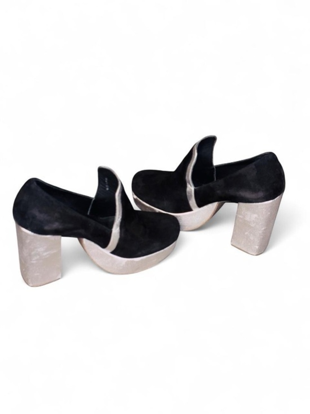 RACHEL COMEY Calder Black Suede Platform Pump - Size 6